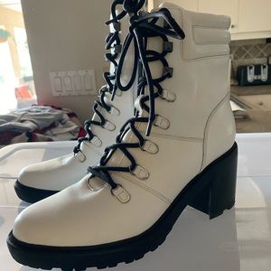 Combat Heeled Boots